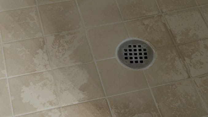 Soap on Bathroom tiles